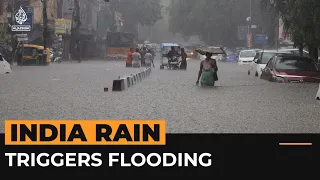Heavy rain triggers flooding in India | Al Jazeera Newsfeed