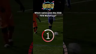 Who won the FIFA world cup 2018? #footballquiz #footballlegends #quiz #footballtrivia