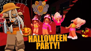 HALLOWEEN PARTY IN BROOKHAVEN!! (PART 1) **BROOKHAVEN ROLEPLAY**