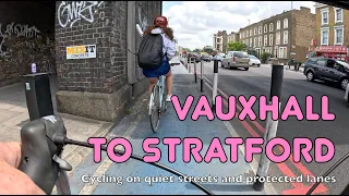 🚲 A brilliant way to cycle from Vauxhall to Stratford without traffic