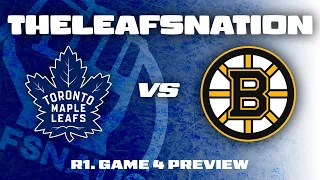 Maple Leafs vs Boston Bruins - Game 4, Round 1 Preview & Bets