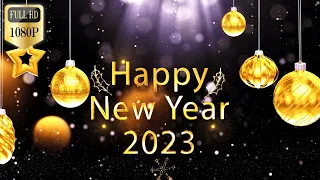 Free Happy New Year 2023 Golden Greeting-Full HD-1080p-No Copyright-Download Link In Description.