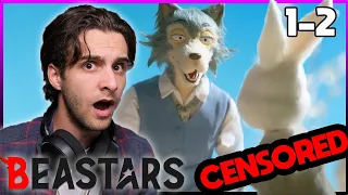 I Watched THE WEIRDEST Mainstream Anime | Beastars Episode 1 and 2 Blind Reaction