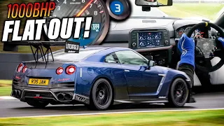 *MAXIMUM ATTACK* in a 1000BHP Nissan GT-R RACECAR!