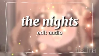 The Nights audio edit