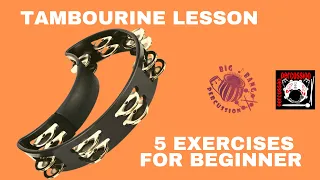 #1 HOW TO PLAY TAMBOURINE - 5 EXERCISES FOR BEGINNERS