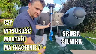 Czy wysokość montażu silnika elektrycznego ma znaczenie? Epropulsion Spirit 1 0 Plus.