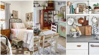 Antique farmhouse decorating ideas with french county style.Antique farmhouse kitchen decor tips.