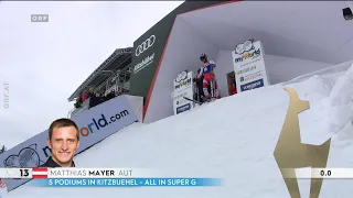 Alpiner Ski-Weltcup | Abfahrt | Kitzbühel | 1. Platz | Matthias MAYER | 2020