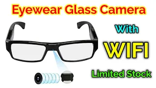 Wifi 4K HD Quality Eyewear Glass camera LIVE Streaming