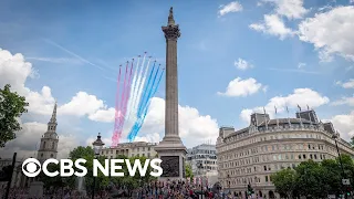 Aircraft flyover marks Queen Elizabeth's Platinum Jubilee