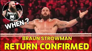 Braun strowman return confirmed | what's the big suspension in braun strowman return | Wrestle Tv