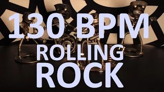 130 BPM - Rolling Rock - 4/4 Drum Track - Metronome - Drum Beat