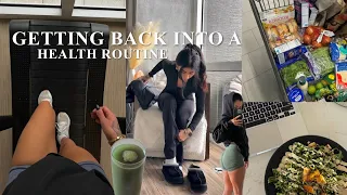 Reset with me | getting back into the gym, grocery restock, cleaning my apartment + cooking