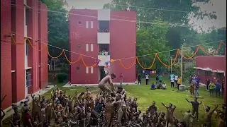 IIT kanpur(Hall V) matki phod janmashtami celebration. 💥🎉