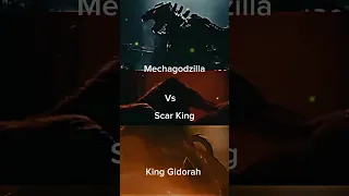 Mechagodzilla vs Scar King vs King Gidorah #shorts #versus #monsterverse #kaiju #mydemons