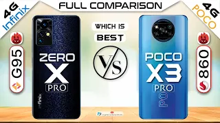 Infinix Zero X PRO vs POCO X3 PRO Full Comparison | G95 vs 86 Battle| Which is Best 2021