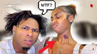 HICKEY PRANK ON MY BOYFRIEND *WENT EXTREMELY WRONG*