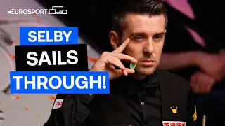 Mark Selby Hits A Century At The Crucible To Confirm Clash With Higgins! | Eurosport Snooker