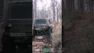 Hill Climbing Slow Motion Auverland 1KZT 37" Patrol GR Y61 QD32 40" #4x4 #offroad #zumbalacazan4x4