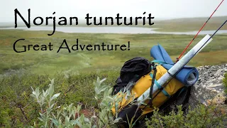 Hiking and fishing in mountain lakes. 7 days in the wilderness with a 45 liter backpack. [Eng Subs].