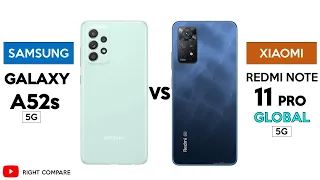 Samsung Galaxy A52s 5G VS Xiaomi Redmi Note 11 Pro 5G ( Global ) Camera 📷