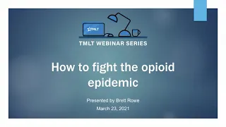 Opioid epidemic and your practice