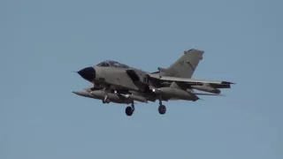 TLP 2016-3 Italy Air Force Panavia Tornado IDS (MM7082 6-62) Landing Albacete Air Base LEAB