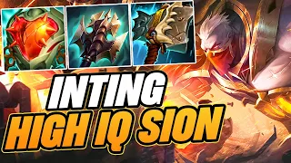 How To Properly Play Inting Sion In Ranked!