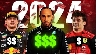 Revealing the 2024 F1 Drivers Salaries