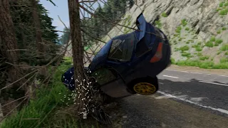 Realistic Rally Crashes BeamNG Drive #7 - Taiga