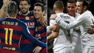 Bale,Benzema,Ronaldo VS Messi,Neymar,Suarez 2016/17 |HD|