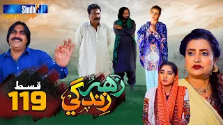 Zahar Zindagi - Ep 119 | Sindh TV Soap Serial | SindhTVHD Drama