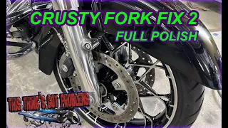 Harley Davidson Crusty Fork Fix - Full Polish