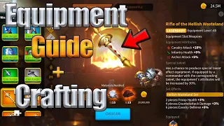 Rise of Kingdoms: EQUIPMENT BIGINNERS GUIDE 2021: GET AHEAD   [crafting legendary and epics]