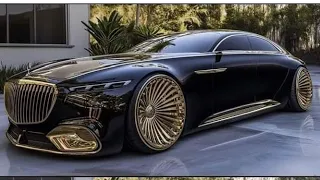 Super car. 2024 Marcedes Maybach 6. luxury car.