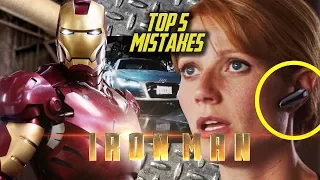 IRON MAN - Top 5 Movie Mistakes (2008) Robert Downey Jr., Jon Favreau Marvel Movie