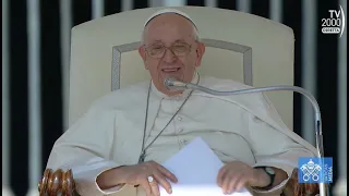 Papa Francesco, Udienza Generale del 6 settembre 2023