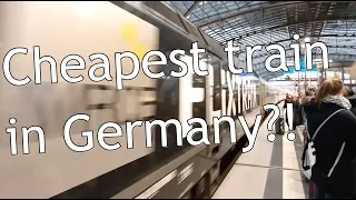 Vlog: The cheapest train in Germany: 9.99€ - FlixTrain