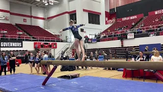 9.3 Level 5 Beam Routine 2022 Tennessee State Meet