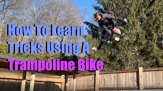 The Secret to Learning Bmx Tricks! (Using a Trampoline Bike)