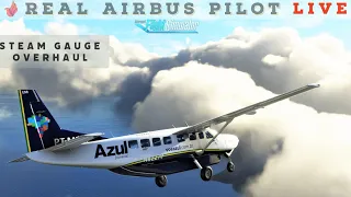 Steam Gauge OVER-HAUL | Real Airline Pilot |  VFR/IFR Flight planning + GA Tutorial | C208 Caravan