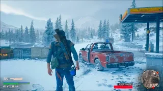 Days Gone - Snow - Open World Free Roam Gameplay (PS4 HD) [1080p60FPS]