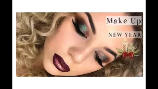 Новогодний макияж  за 5 мин. Christmas MAKEUP.