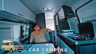 [Hiace car camping] Power outage hell! ! Despair from car camping in the scorching heat.