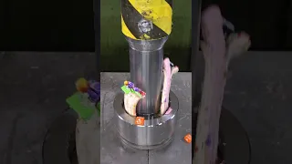 Compilation Of Best Candy Crushes With Hydraulic Press #hydraulicpress #crushing #satisfying