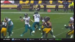 Rigged NFL Roughing The Passer Call Jacksonville Jaguars Vs Pittsburgh Steelers Highlights