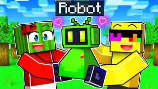 Adopting a PET ROBOT in Minecraft!