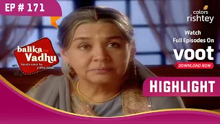 Jiji ने Bhairon को समझाया | Balika Vadhu | बालिका वधू | Highlight | Ep. 171