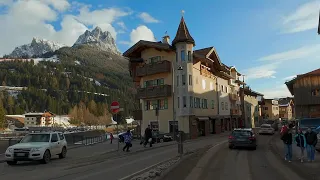 🇮🇹🗻 driving italy ❄️ Sellaronda, Canazei, Dolomitenstraße 4K HDR